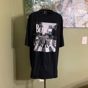 Beatles T-shirt.